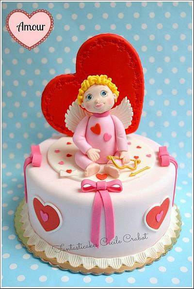 Saint Valentin Cake - Cake by Cecile Crabot
