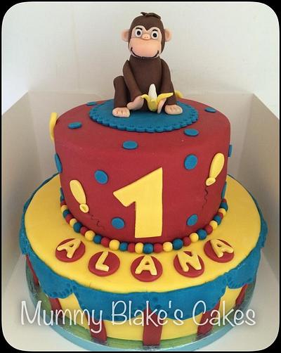 Curious George - Cake by Mummyblakescakes