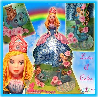 Barbie "The Island Princess" inspired-themed Birthday Cake - Cake by genzLoveACake