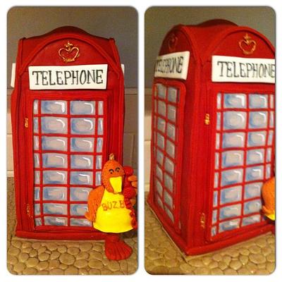 BT Buzby and Phonebox - Cake by Nicky Gunn