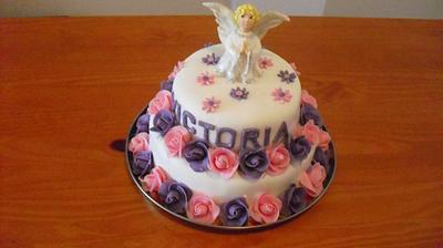  ANGEL CAKE COMMUNION - Cake by Camelia