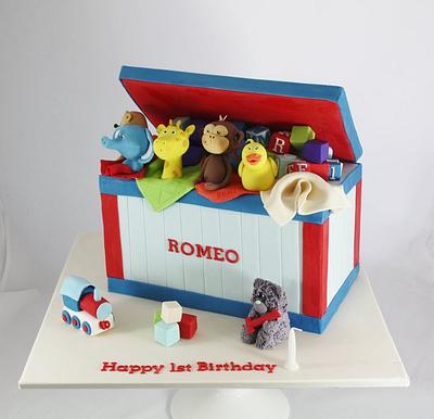 Colourful Toy Box - Cake by Louisa