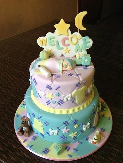 BABY SHOWER - Cake by wisha's cakes