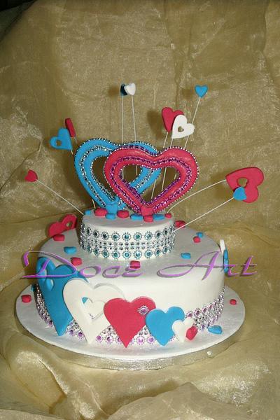 Wedding anniversary - Cake by Magda Martins - Doce Art