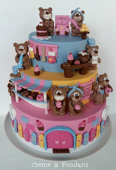 Funny Bears Bakery - Cake by Creme & Fondant