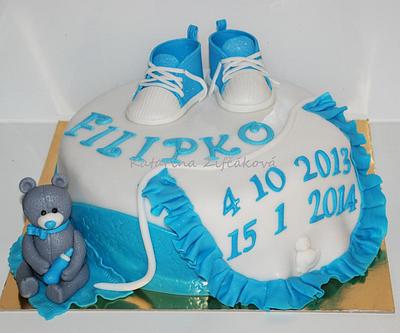 christening cake - Cake by katarina139