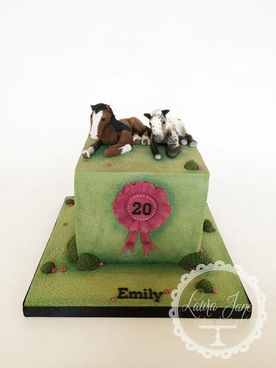 Horse Theme Cake - Cake by Laura Davis