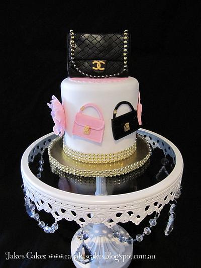 Handbag mini cake - Cake by Jake's Cakes