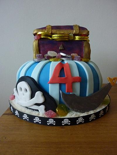Pirate Cake - Cake by Amazing Grace Cakes