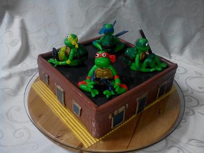 Ninja turtles cake - Cake by Satir