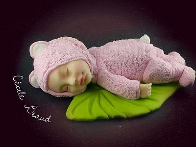 inspiration Anne Geddes :) Baby Girl :) - Cake by Cécile Beaud