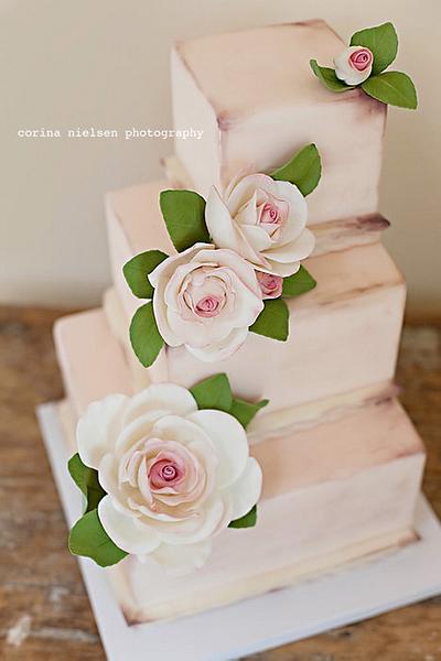 Mili's tribute to Shabby Chic, Valentine's Day cake - Cake by milissweets