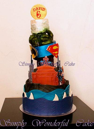 Little David's superhero cake - Cake by Dorota/ Dorothy