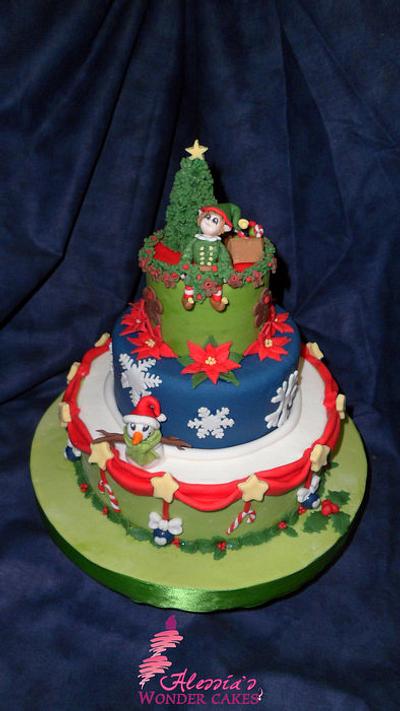 "Christmas mood" - Cake by Alessia's Wonder Cakes