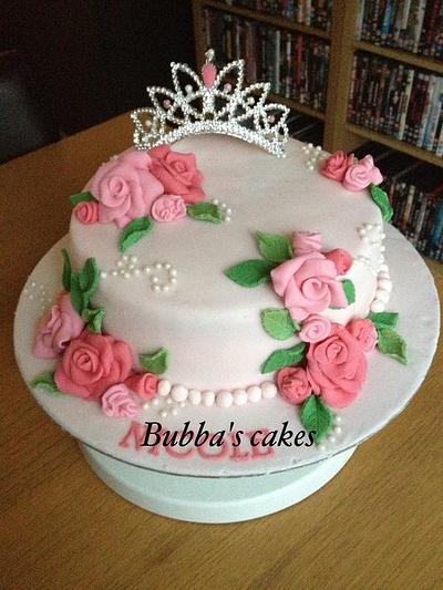 Grown up princess x - Cake by Bubba's cakes 