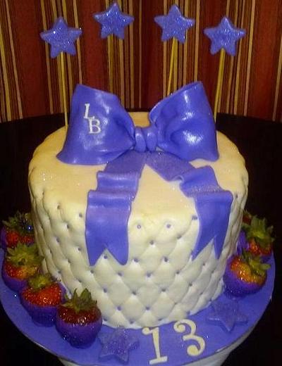 Diamond Pattern Cake - Cake by givethemcake