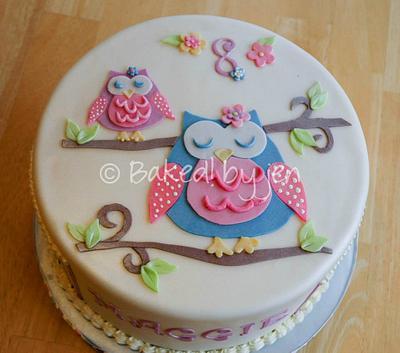 Owl Birthday Cake - Cake by Jen