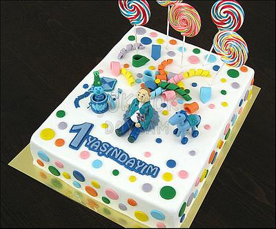 Lollipop Cake with Toys - Cake by cokcokdoysam