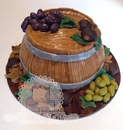 Barrel cake - Cake by Cakes by Cris