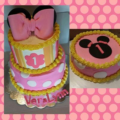 minnie theme - Cake by bconfections