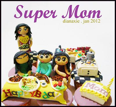 Super Mom - Cake by Diana