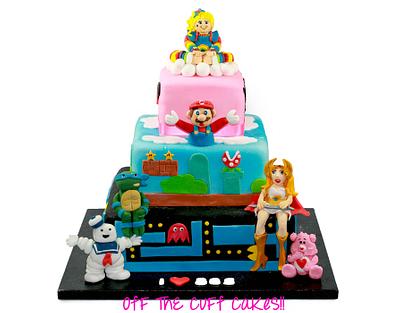  I ♥ 80's - Cake by OfF ThE CuFf CaKeS!!