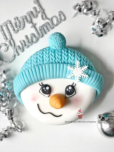 Snowman Cake - Cake by Maria's