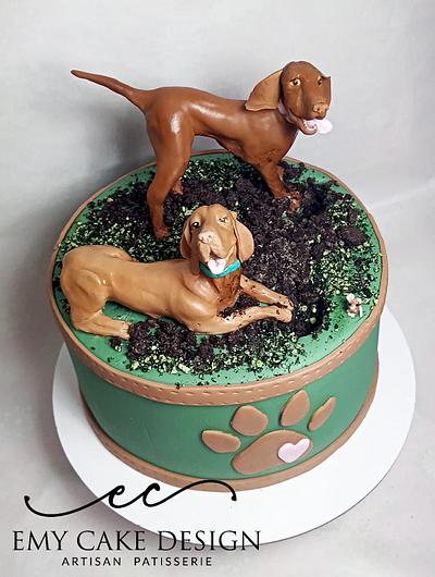 Dog Cake - Cake by EmyCakeDesign