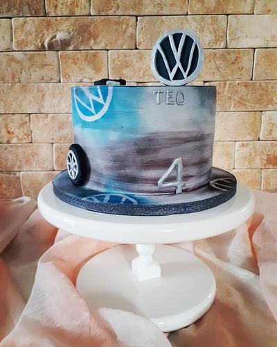 Volkswagen cake - Cake by Cakes_bytea