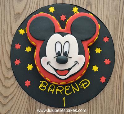 Mickey Mouse 1st Birthday - Cake by Lulubelle's Bakes