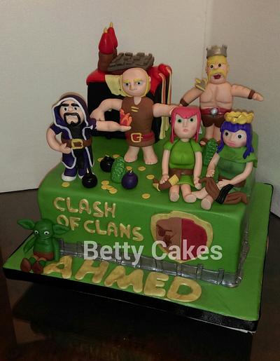 clash of clans cake - Cake by BettyCakesEbthal 