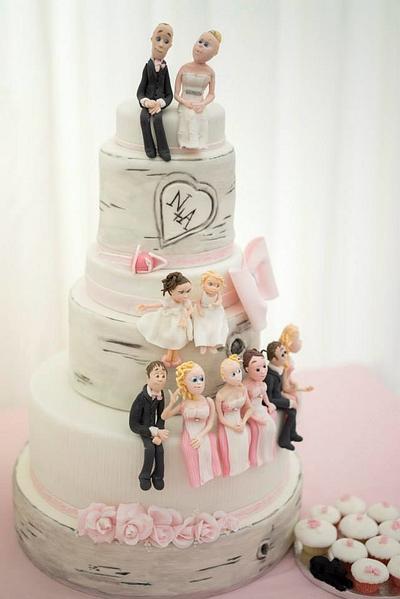 counrty wedding cake  - Cake by Alicia's CB