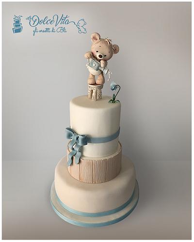 Teddy and the little flower - Cake by AppoBli Belinda Lucidi