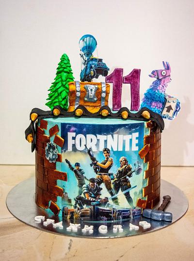 Fortnite cake - Cake by TortIva