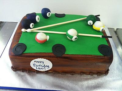 Billards Birthday - Cake by Robin Shiels