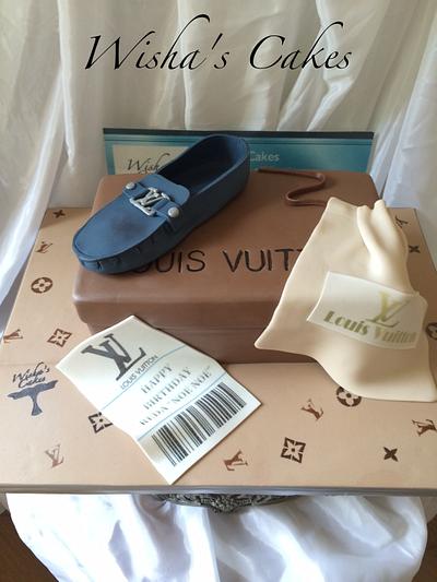 LOUIS VUITTON SHOES - Cake by wisha's cakes