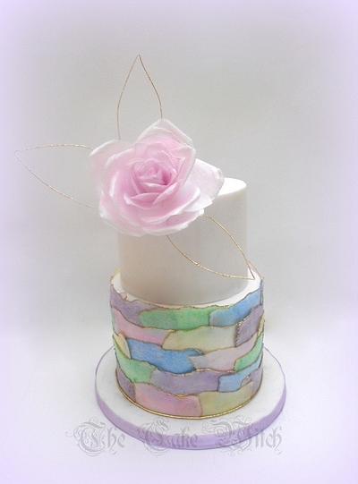 Pink Rose - Cake by Nessie - The Cake Witch