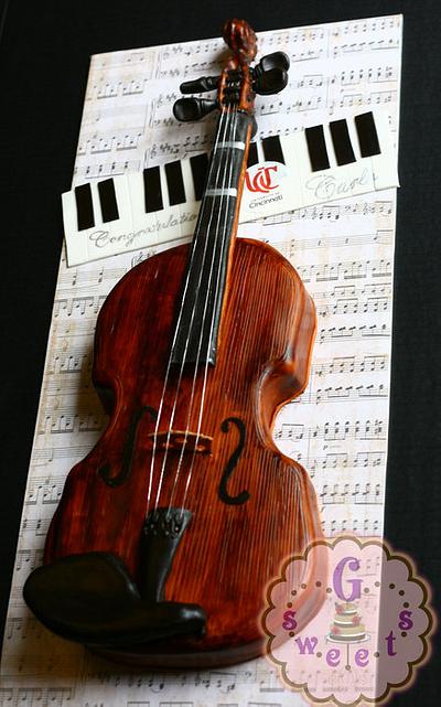 Violin Cake - Cake by G Sweets