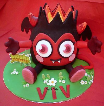 Diavlo moshi monster - Cake by RockCakes