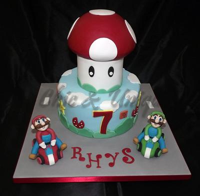Super Mario - Cake by Sharon Young