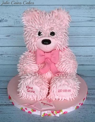 Teddy for Erin - Cake by Julie Cain