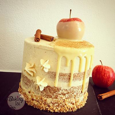 Apple cinnamon drip cake - Cake by Baking Isi