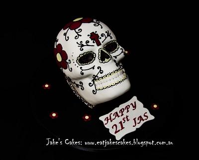 Skull cake - Cake by Jake's Cakes