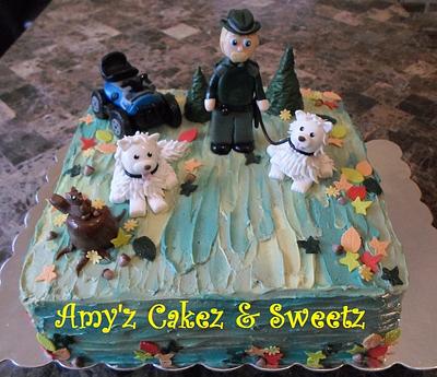 Forest Keeper & pups - Cake by Amy'z Cakez & Sweetz