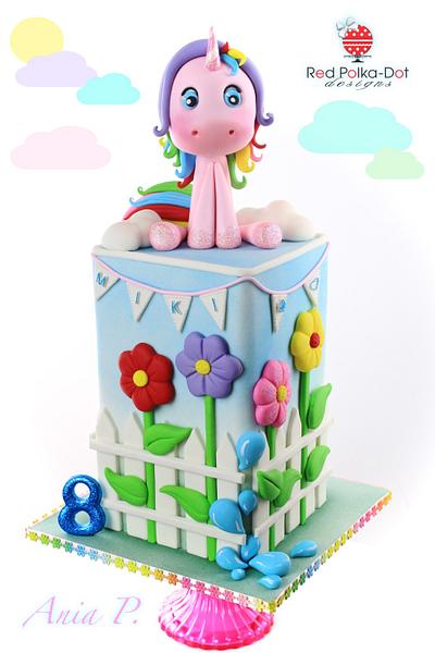 Pink Unicorn - Cake by RED POLKA DOT DESIGNS (was GMSSC)