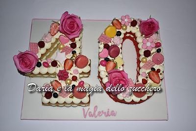 40th Cream tarte - Cake by Daria Albanese