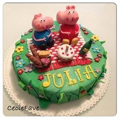 Peppa Pig - Cake by CecieFave by Cecilia Favero