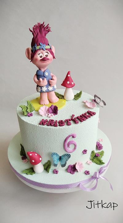 Poppy Troll cake - Cake by Jitkap