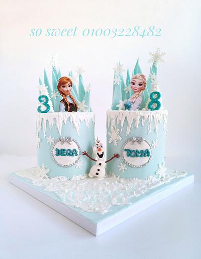 Frozen cake - Cake by SoSweetbyAlaaElLithy