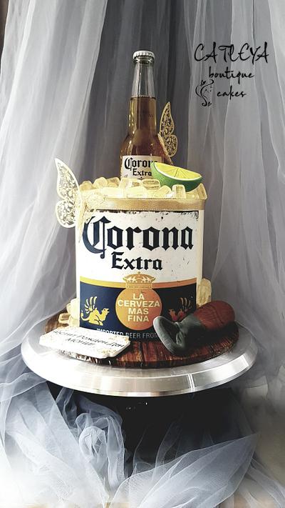 Corona beer cake - Cake by Kristina 